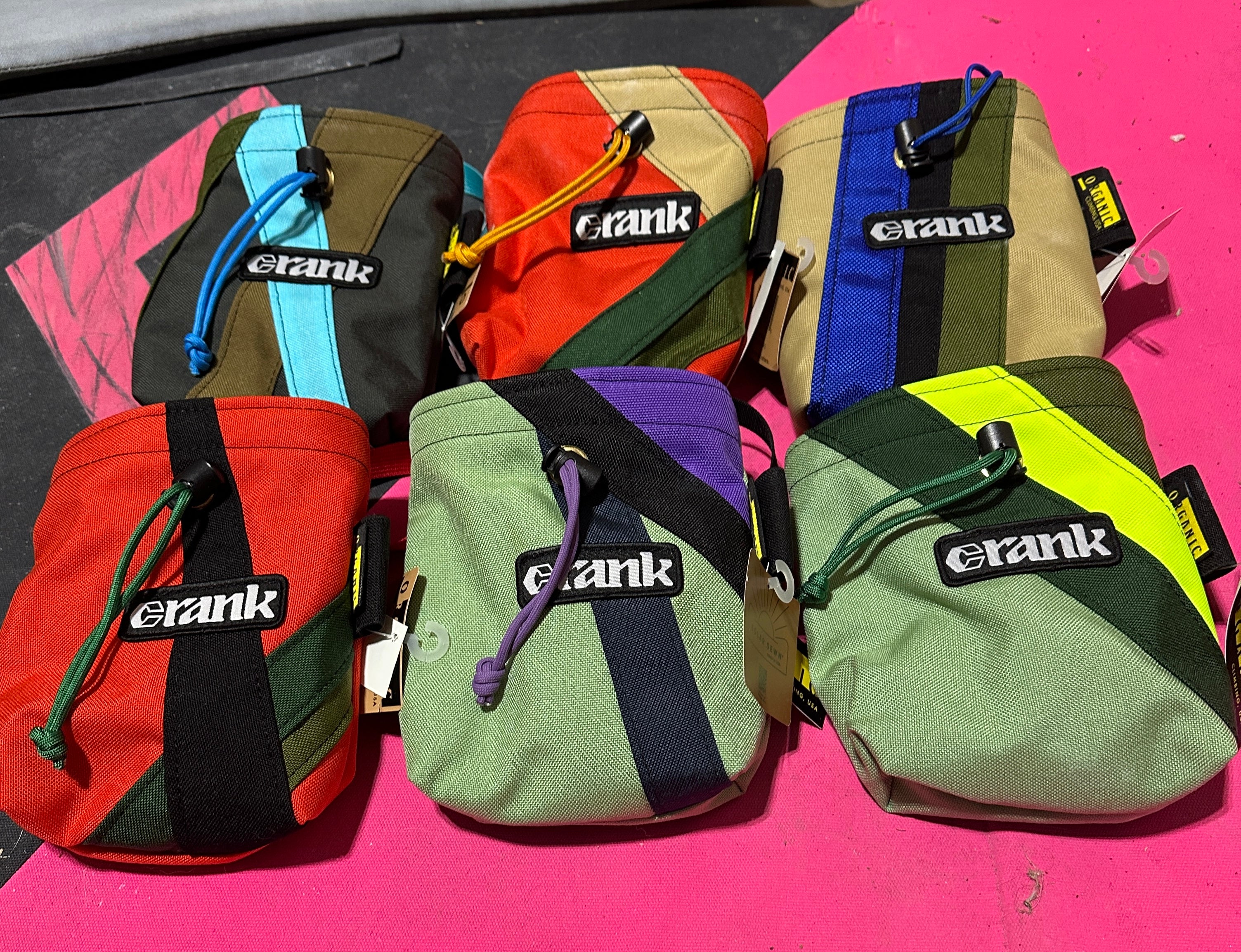 Organic Climbing Chalk Bag – Crank Climbing Brush